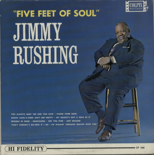 Jimmy Rushing Five Feet Of Soul vinyl LP album (LP record) US JIGLPFI602914