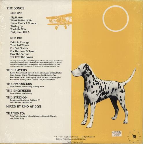 Jimmy Silva Fly Like A Dog vinyl LP album (LP record) US -6PLPFL891876