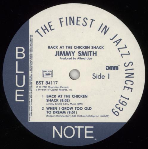 Jimmy Smith (Jazz Organ) Back At The Chicken Shack vinyl LP album (LP record) French IMYLPBA567400