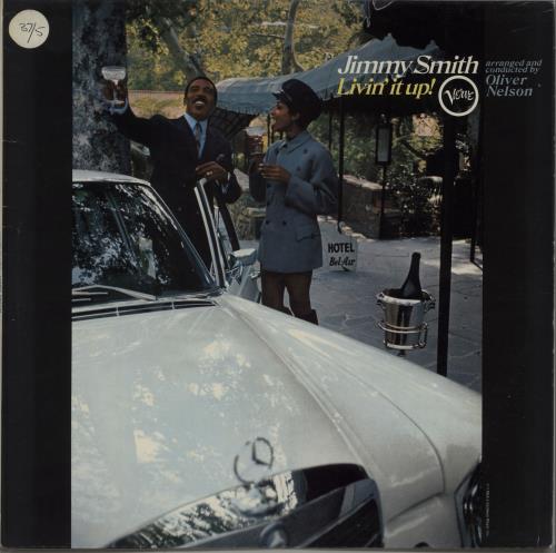 Jimmy Smith (Jazz Organ) Livin' It Up! vinyl LP album (LP record) UK IMYLPLI667436