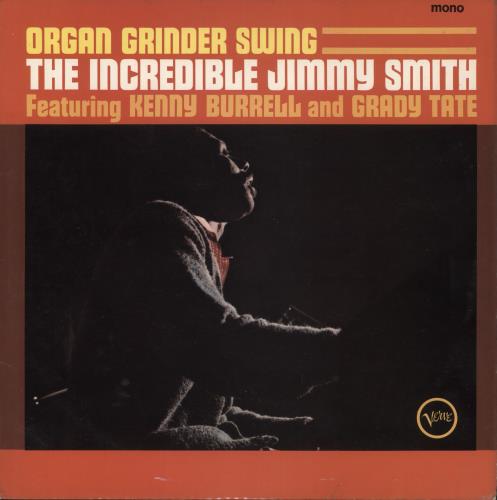 Jimmy Smith (Jazz Organ) Organ Grinder's Swing vinyl LP album (LP record) UK IMYLPOR331459