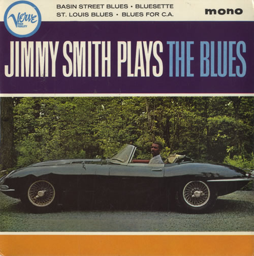 Jimmy Smith (Jazz Organ) Plays The Blues EP 7" vinyl single (7 inch record / 45) UK IMY07PL478033