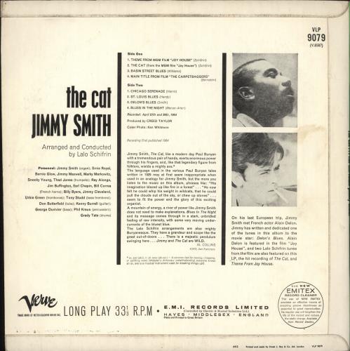 Jimmy Smith (Jazz Organ) The Cat vinyl LP album (LP record) UK IMYLPTH449949