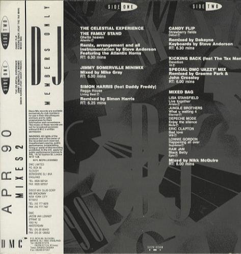 Jimmy Somerville April Mixes 2 DMC 87/2 vinyl LP album (LP record) UK SVLLPAP52532