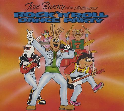 Jive Bunny Rock'N'Roll Dance Party CD single (CD5 / 5") UK JVEC5RO400362