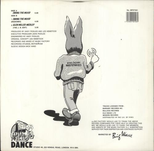 Jive Bunny Swing The Mood 12" vinyl single (12 inch record / Maxi-single) UK JVE12SW244977
