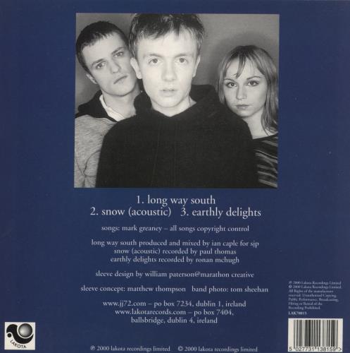 JJ72 Long Way South 7" vinyl single (7 inch record / 45) UK JJ707LO268057