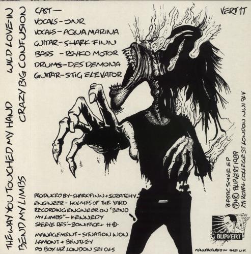 Jnr Manson Slags Plastic Smile 12" vinyl single (12 inch record / Maxi-single) UK JM312PL433251