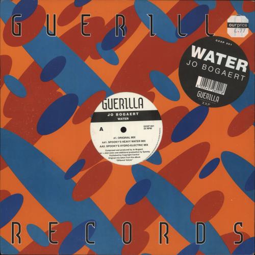 Jo Bogaert Water 12" vinyl single (12 inch record / Maxi-single) UK P8A12WA724179