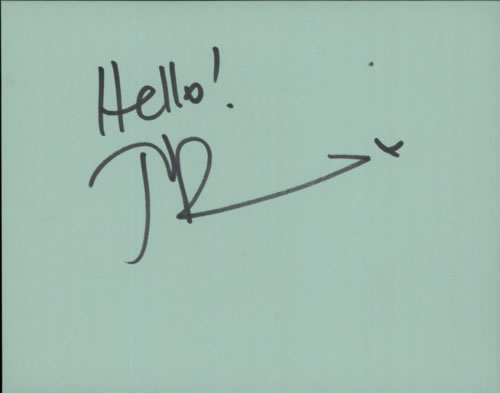 Jo Brand Page From An Autograph Book memorabilia UK KXAMMPA601889