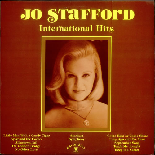 Jo Stafford International Hits vinyl LP album (LP record) US JS0LPIN535357