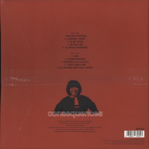 Joan Armatrading Consequences vinyl LP album (LP record) UK ARMLPCO887704