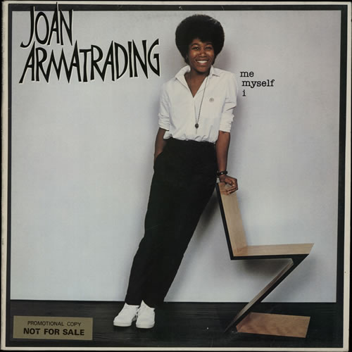Joan Armatrading Me Myself I - Promo Stickered vinyl LP album (LP record) UK ARMLPME439358