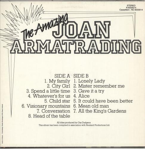 Joan Armatrading The Amazing Joan Armatrading vinyl LP album (LP record) Dutch ARMLPTH708622