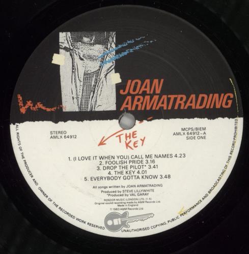 Joan Armatrading The Key - 1st vinyl LP album (LP record) UK ARMLPTH455394
