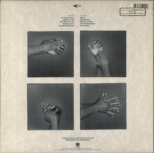Joan Armatrading The Shouting Stage vinyl LP album (LP record) US ARMLPTH862036