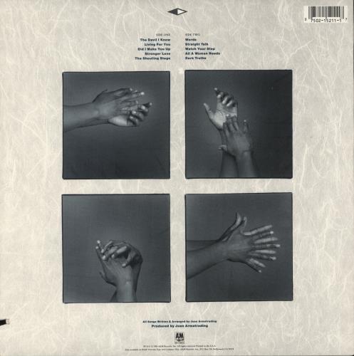 Joan Armatrading The Shouting Stage vinyl LP album (LP record) US ARMLPTH866952