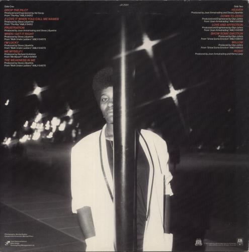 Joan Armatrading Track Record - Hype Sticker vinyl LP album (LP record) UK ARMLPTR858502