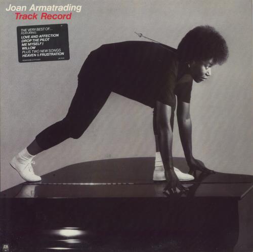Joan Armatrading Track Record - Hype Stickered Sleeve + Merch Insert vinyl LP album (LP record) UK ARMLPTR803429