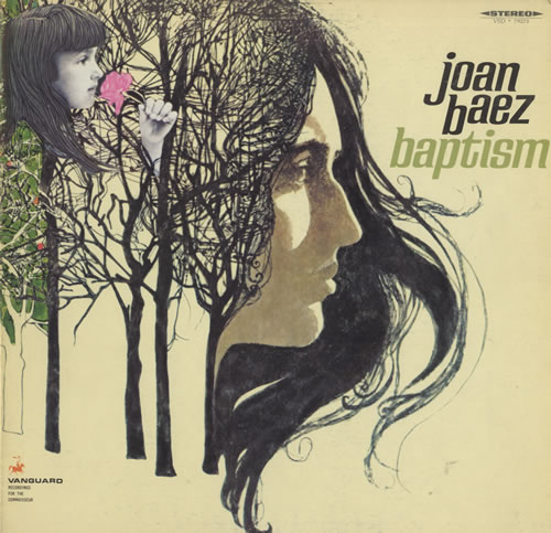 Joan Baez Baptism vinyl LP album (LP record) Canadian JBZLPBA521766