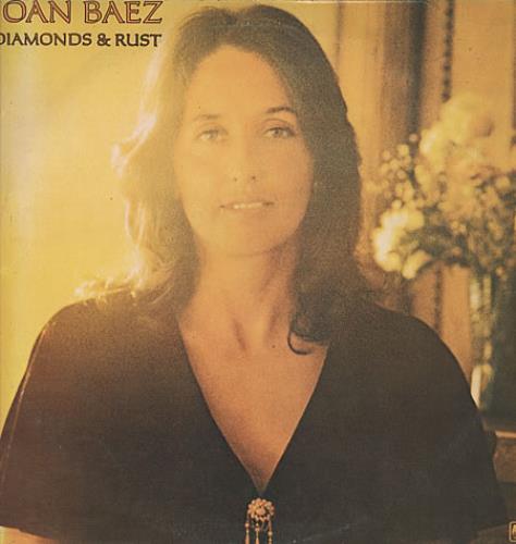 Joan Baez Diamonds & Rust vinyl LP album (LP record) Portuguese JBZLPDI334768