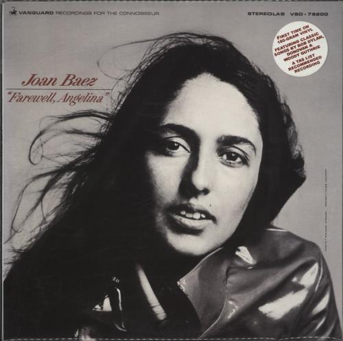 Joan Baez Farewell, Angelina vinyl LP album (LP record) US JBZLPFA879802