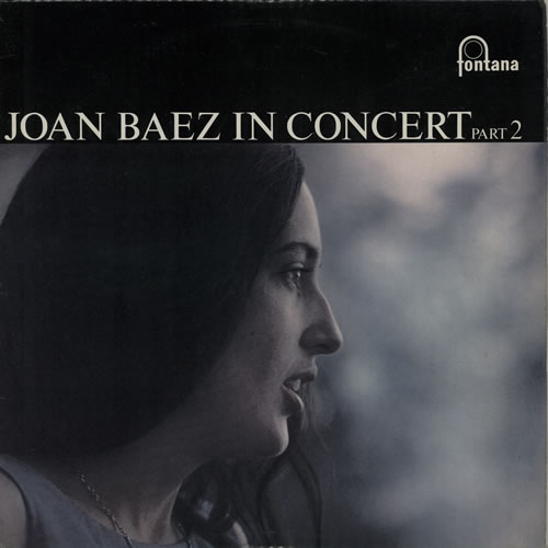 Joan Baez In Concert - Parts 1 & 2 2-LP vinyl record set (Double LP Album) UK JBZ2LIN635587