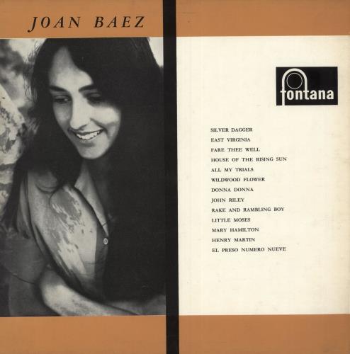 Joan Baez Joan Baez - 2nd vinyl LP album (LP record) UK JBZLPJO748804
