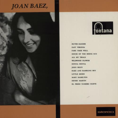 Joan Baez Joan Baez vinyl LP album (LP record) UK JBZLPJO760422