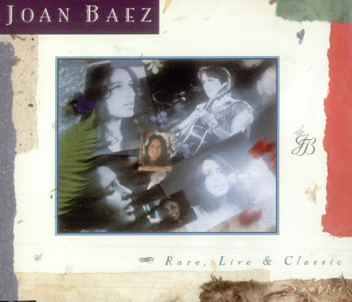 Joan Baez Rare Live & Classic Sampler CD album (CDLP) US JBZCDRA132422