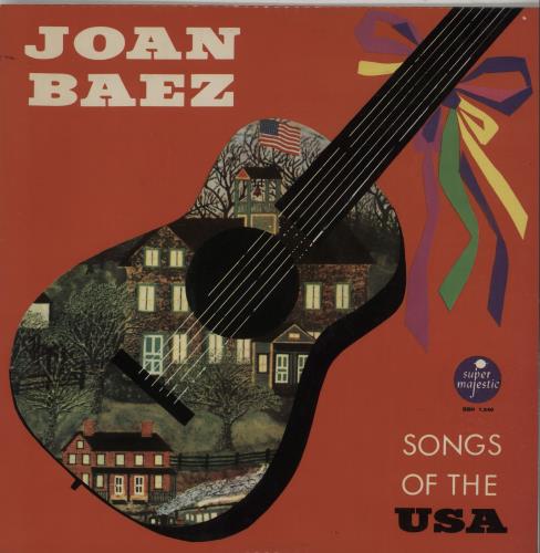 Joan Baez Songs Of The USA vinyl LP album (LP record) French JBZLPSO660253