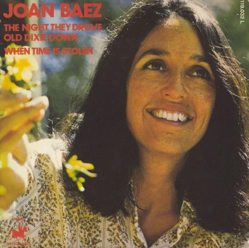 Joan Baez The Night They Drove Old Dixie Down 7" vinyl single (7 inch record / 45) French JBZ07TH802086