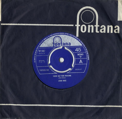 Joan Baez There But For Fortune 7" vinyl single (7 inch record / 45) UK JBZ07TH546606