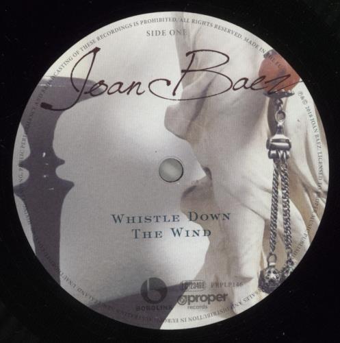 Joan Baez Whistle Down The Wind vinyl LP album (LP record) UK JBZLPWH881949