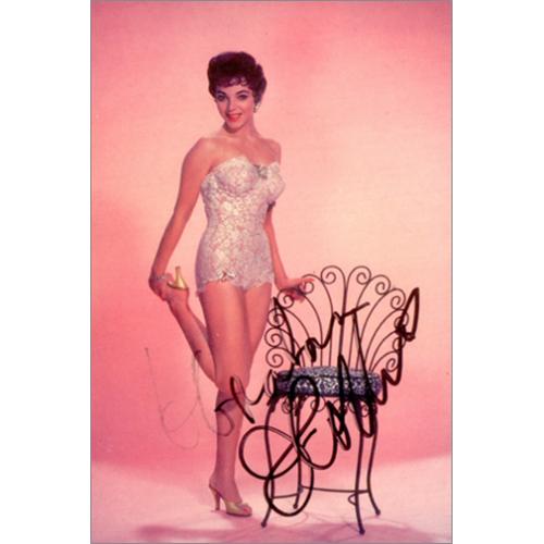 Joan Collins Signed Postcard memorabilia UK JC2MMSI426464