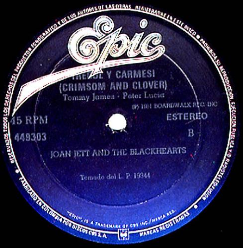 Joan Jett Amo El Rock 12" vinyl single (12 inch record / Maxi-single) Colombian JET12AM271885