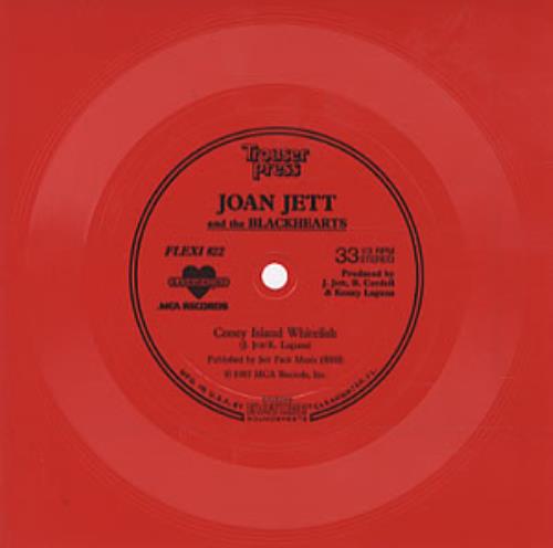 Joan Jett Coney Island Whitefish 7" vinyl single (7 inch record / 45) US JET07CO189937