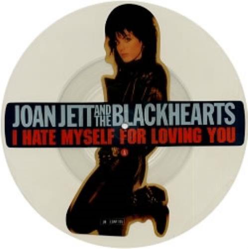 Joan Jett I Hate Myself For Loving You uncut picture disc (vinyl) UK JETUNIH84634