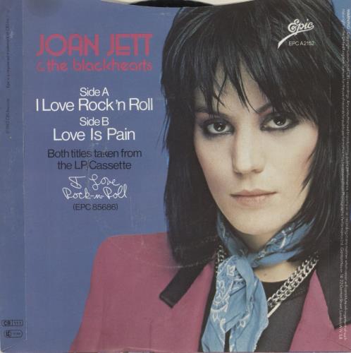 Joan Jett I Love Rock 'n Roll 7" vinyl single (7 inch record / 45) UK JET07IL506288