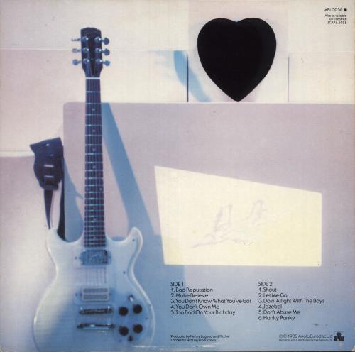 Joan Jett Joan Jett - EX vinyl LP album (LP record) UK JETLPJO737866