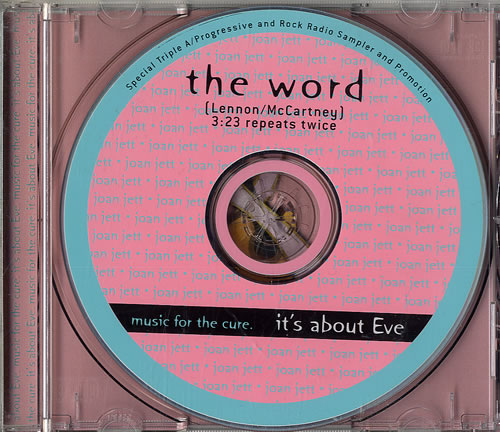 Joan Jett The Word CD single (CD5 / 5") US JETC5TH246373