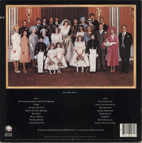 Joan Rivers What Becomes A Semi-Legend Most? vinyl LP album (LP record) US JR4LPWH714994