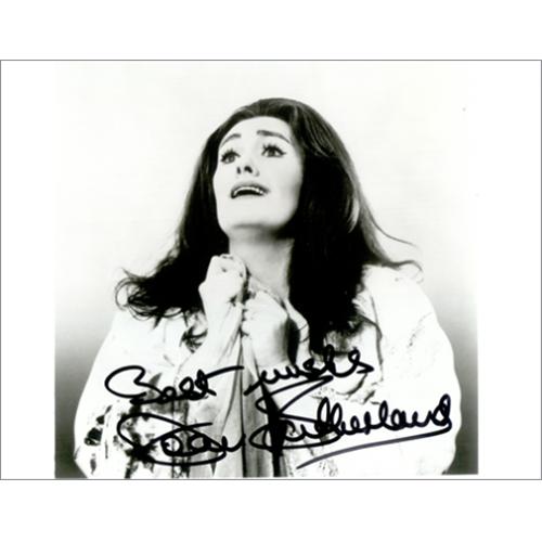 Joan Sutherland Autographed Publicity Photograph photograph UK JS6PHAU414423