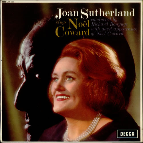 Joan Sutherland Joan Sutherland Sings Nol Coward vinyl LP album (LP record) UK JS6LPJO540300