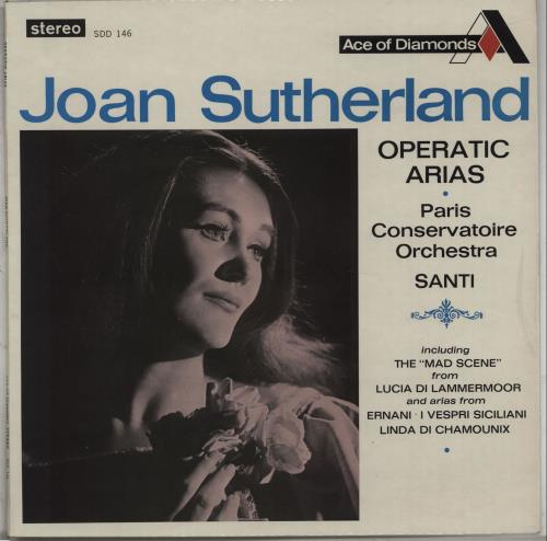 Joan Sutherland Operatic Arias vinyl LP album (LP record) UK JS6LPOP670893