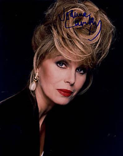Joanna Lumley Autographed Colour Portrait Photograph photograph UK LUMPHAU259666