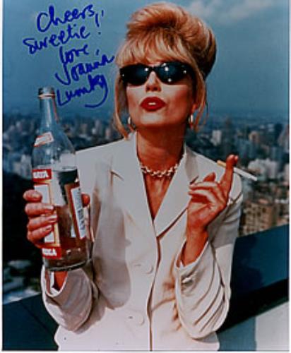 Joanna Lumley Patsy - Autographed photograph UK LUMPHPA260419