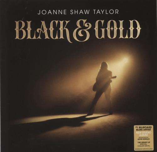 Joanne Shaw Taylor Black & Gold - Green Marbled Vinyl vinyl LP album (LP record) UK O5HLPBL874565