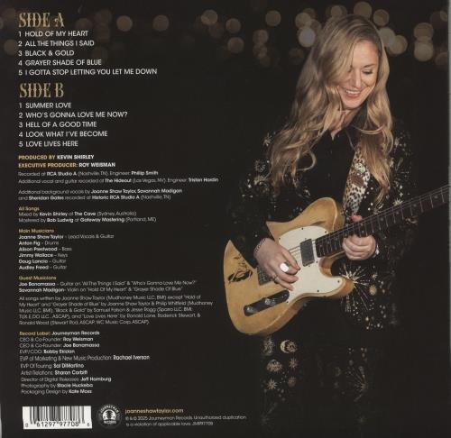 Joanne Shaw Taylor Black & Gold - Green Marbled Vinyl vinyl LP album (LP record) UK O5HLPBL874565