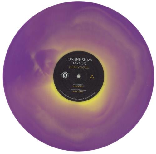Joanne Shaw Taylor Heavy Soul - Violet Lightning Vinyl - Shrink vinyl LP album (LP record) US O5HLPHE863459